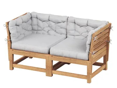 NAMMARO Modular 2-seater sofa with cushions IKEA 3D model