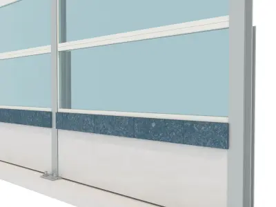 Noise shields 3D model