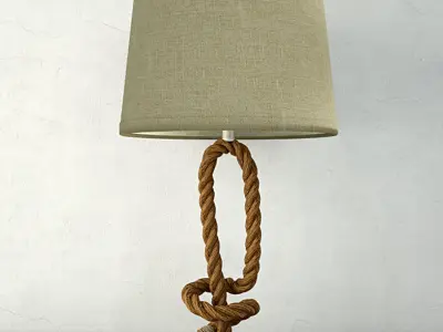 Nautical Rope Table Lamps 3 3D model