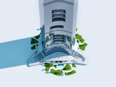 jeddah tower - saudi arabia 3D model