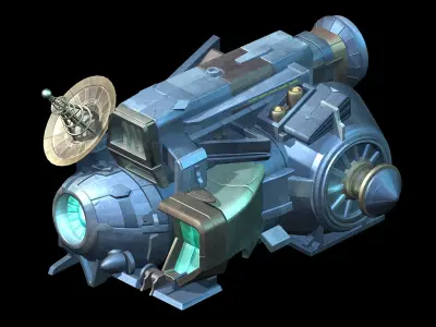 Missile Launcher - Roadblock 09 3D model