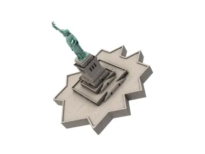 Statue Of Liberty 3D model