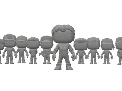 3D Print Model All Funko briefing Aliens Colonial Marine USCM 3D print model