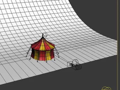 Circus Tent 3D model