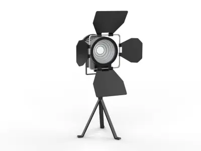 Studio light clipart 3D model