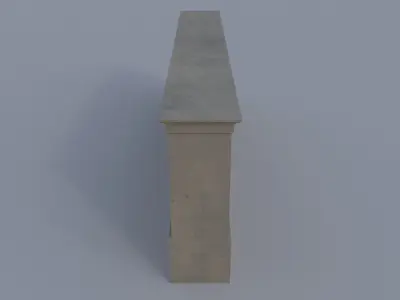 FencewindowStoneA 3D model