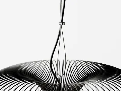 Cosmo Bronze Pendant Light 3D model