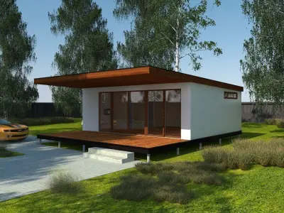 Modular  house  3D model  3D model