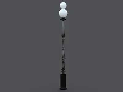 Classic street lamp Collection 3D model