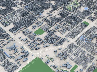 Chandler City Arizona USA 3D model
