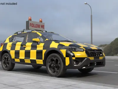  Subaru XV Airport Follow Me Vehicle 