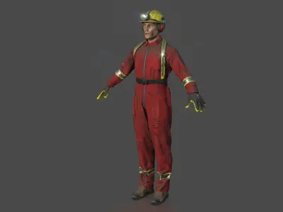 MINER MAN 3D model