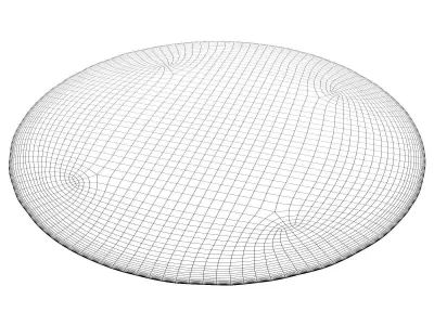 Siesta Rug Round 3D model