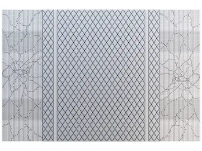 Decorative soft panel 103 3D model