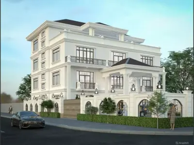 Modern Classic Home 3D model