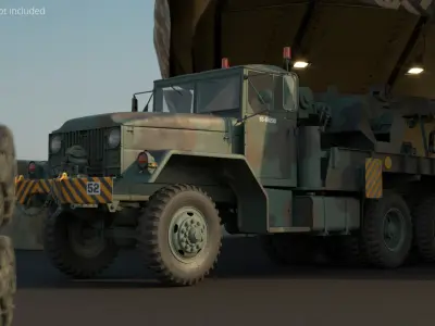  M62 Wrecker Recovery Vehicle Camouflage 