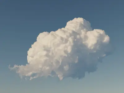 45 VDB Cumulus Clouds - Pack 1 3D model