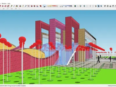 Sketchup Entrance B5 3D model