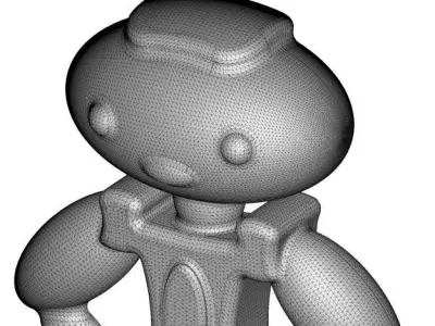 Classic Robot Toy 3D print model