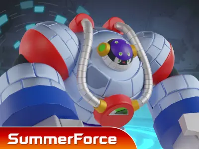 Frostman - Megaman 8 3D model