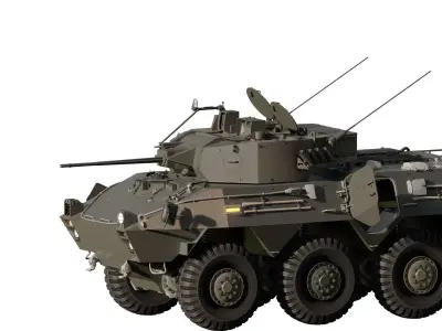 Type 87 Reconnaissance Combat Vehicle 3D model