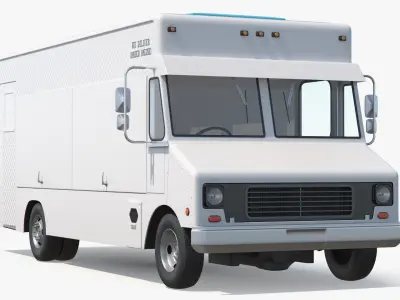  Urban Service Food Van White Simplified 