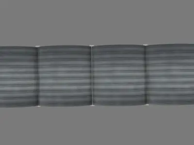 Bus stop Low-poly 3D model