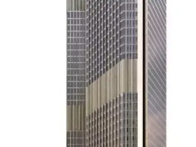 Tall Modern Skyscraper 3D model