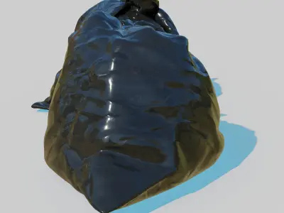 Trash Bag Pack 3D model