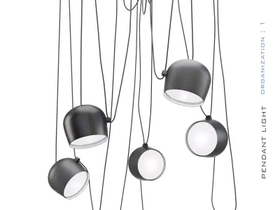 Pendant light-01 3D model