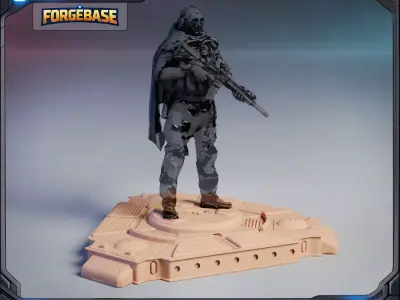 Base SciFi 02 3D print model