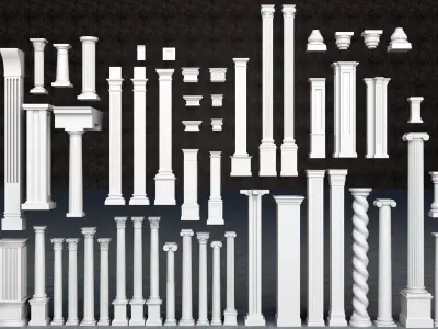 Architectural models collection 3D model
