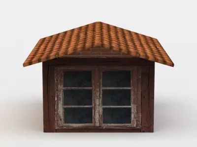 House oriel Low-poly 3D model