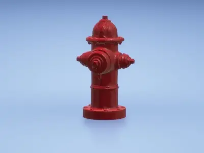 Fire Hydrant 1 12 Scale Miniature can be resized 3D print model