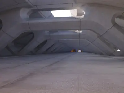  2 Futurusristic Tunnels Set 