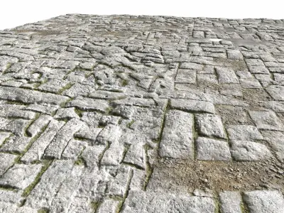 Old Floor Seamless 3 PBR Texture