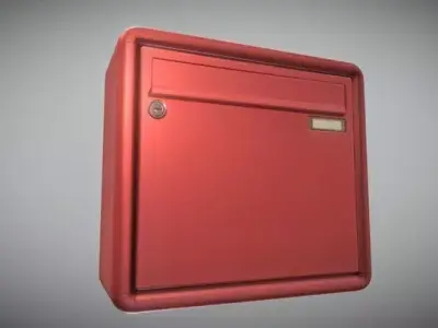 Mailbox 1 -  Low-Poly-Verion Low-poly 3D model