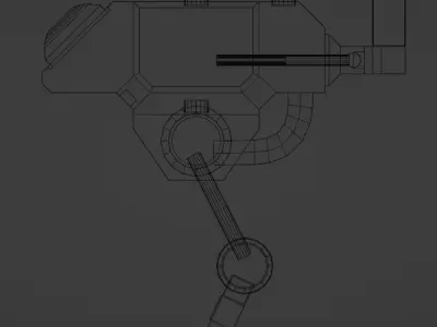 Robo-droid model 3D model