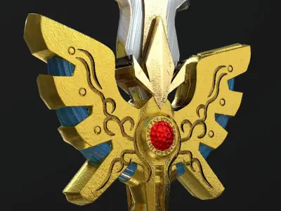 Sword of light Low-poly 3D model purchase