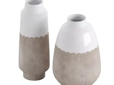 Resist Glaze Vase 3D model