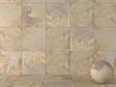 Stone Wall Tiles Kayah Autumn 80x80 Set 2 Texture