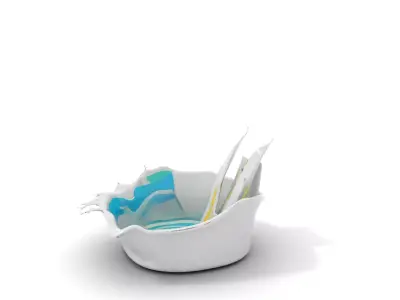 Crystal Water Splash model pack Texture