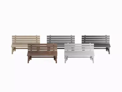 Wooden Outdoor Bench Pack