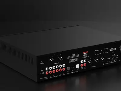 ADCOM GFP-915 Wide Bandwidth Stereo Preamplifier 3D model Low-poly 3D model