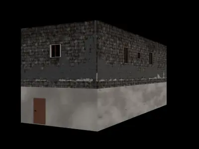 Buildings pack for Indian Rural Town 3D model