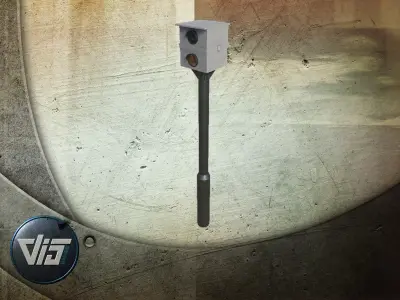 Speed Trap PBR Low-poly 3D model