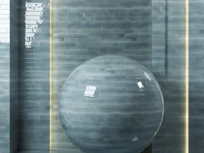 5 in 1 4k Carolina Polished Ceramic Tile -Seamless - pbr Texture