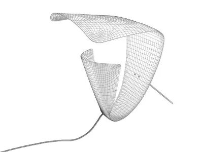 B201 Desk Lamp 3D model