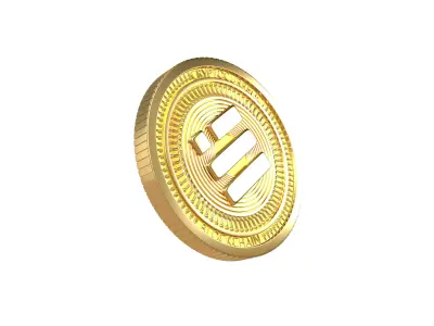 Binance USD Coin v4 001 3D model