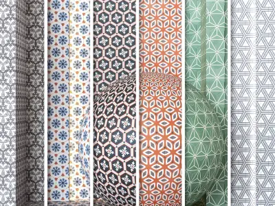 4K Equipe Coimbra Ceramics Tile Textures- 23 Colors - PBR  Texture